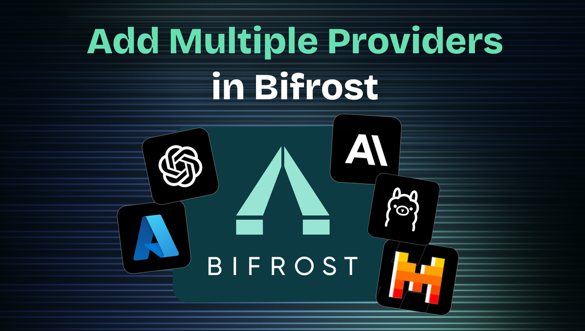 Access GPT, Gemini, Claude, Mistral etc. through 1 Gateway: Configure Providers in Bifrost