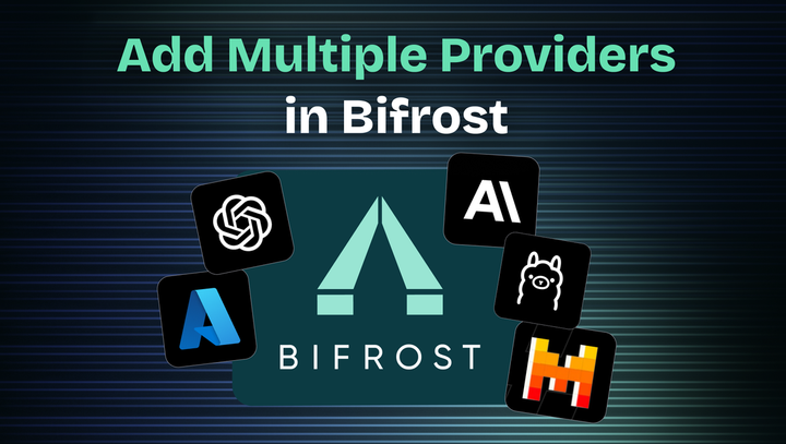 Access GPT, Gemini, Claude, Mistral etc. through 1 Gateway: Configure Providers in Bifrost